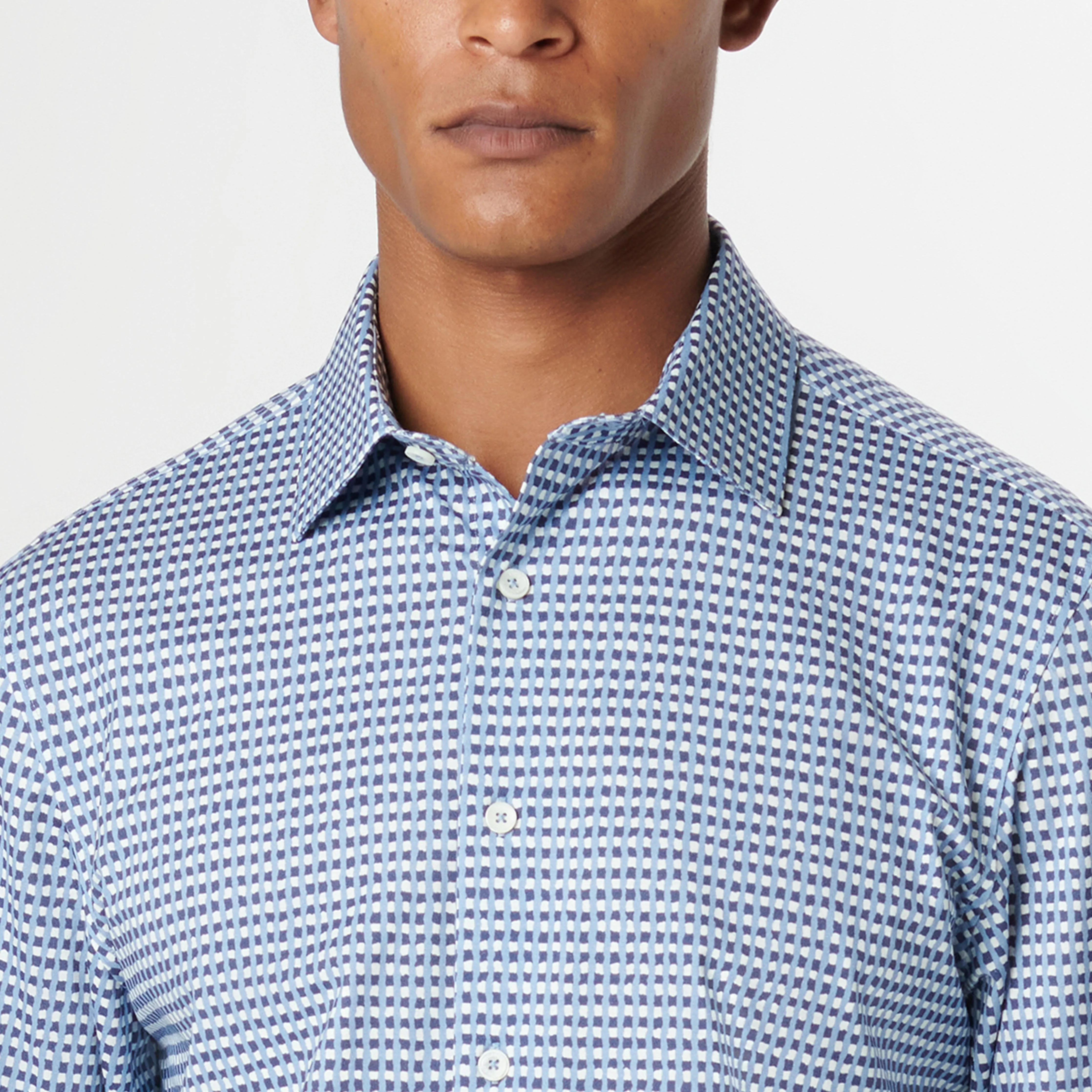 James Asymmetric Check OoohCotton Shirt