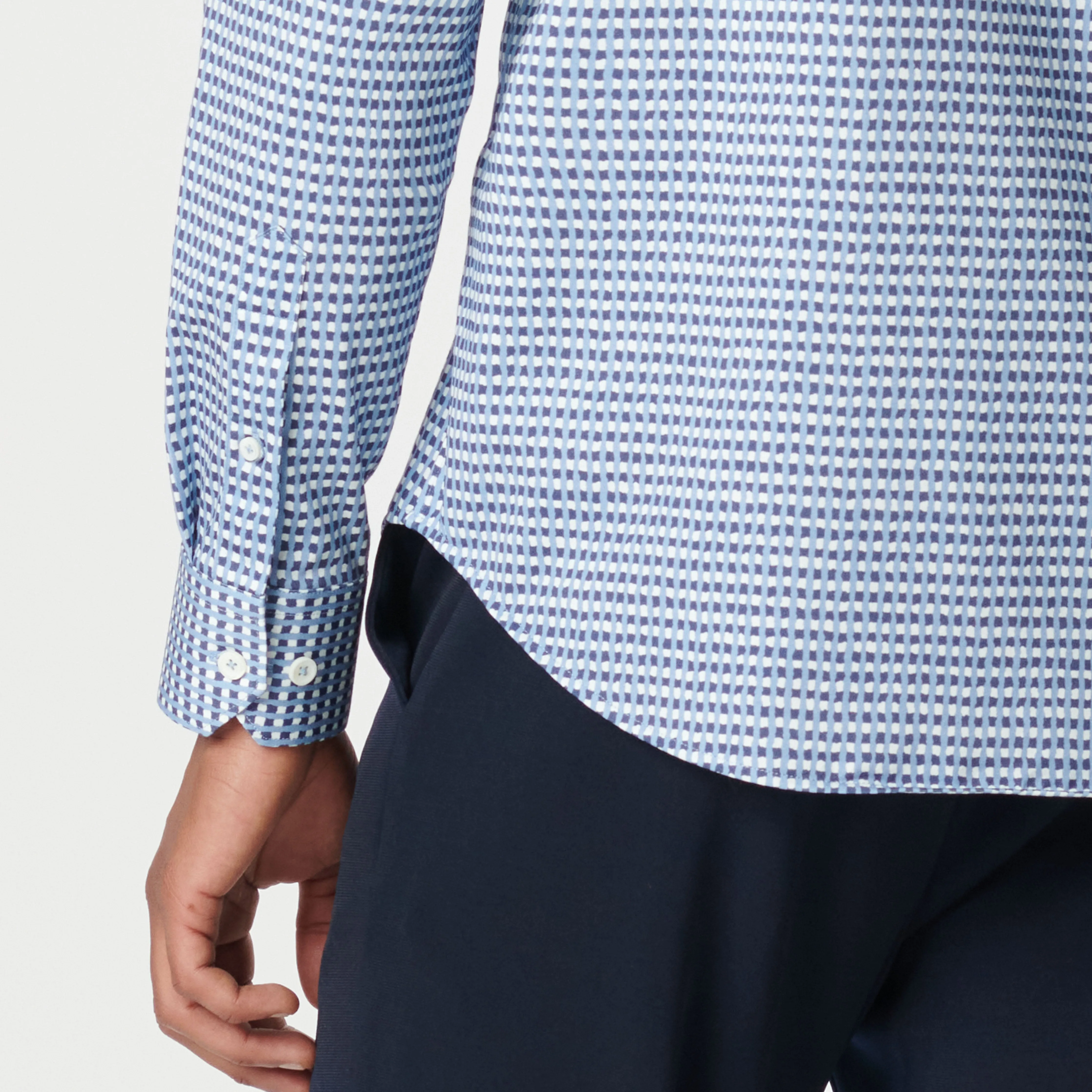 James Asymmetric Check OoohCotton Shirt