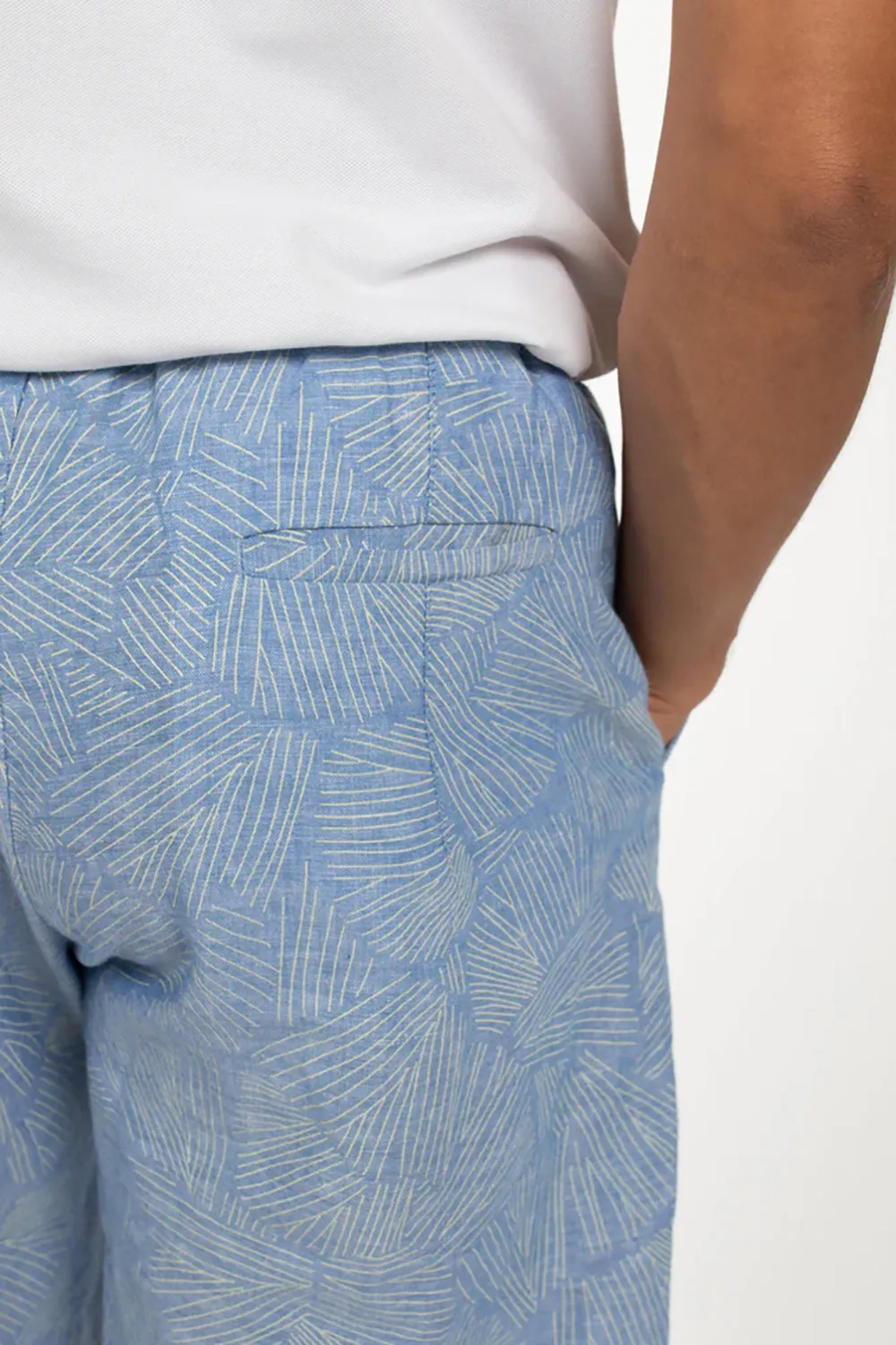 JAMES HARPER ELASTIC WAIST LINEN SHORT JHSH22