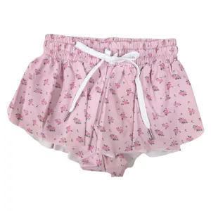 KatieJ NYC Tween Farrah Short - Blush Rose Ditsy