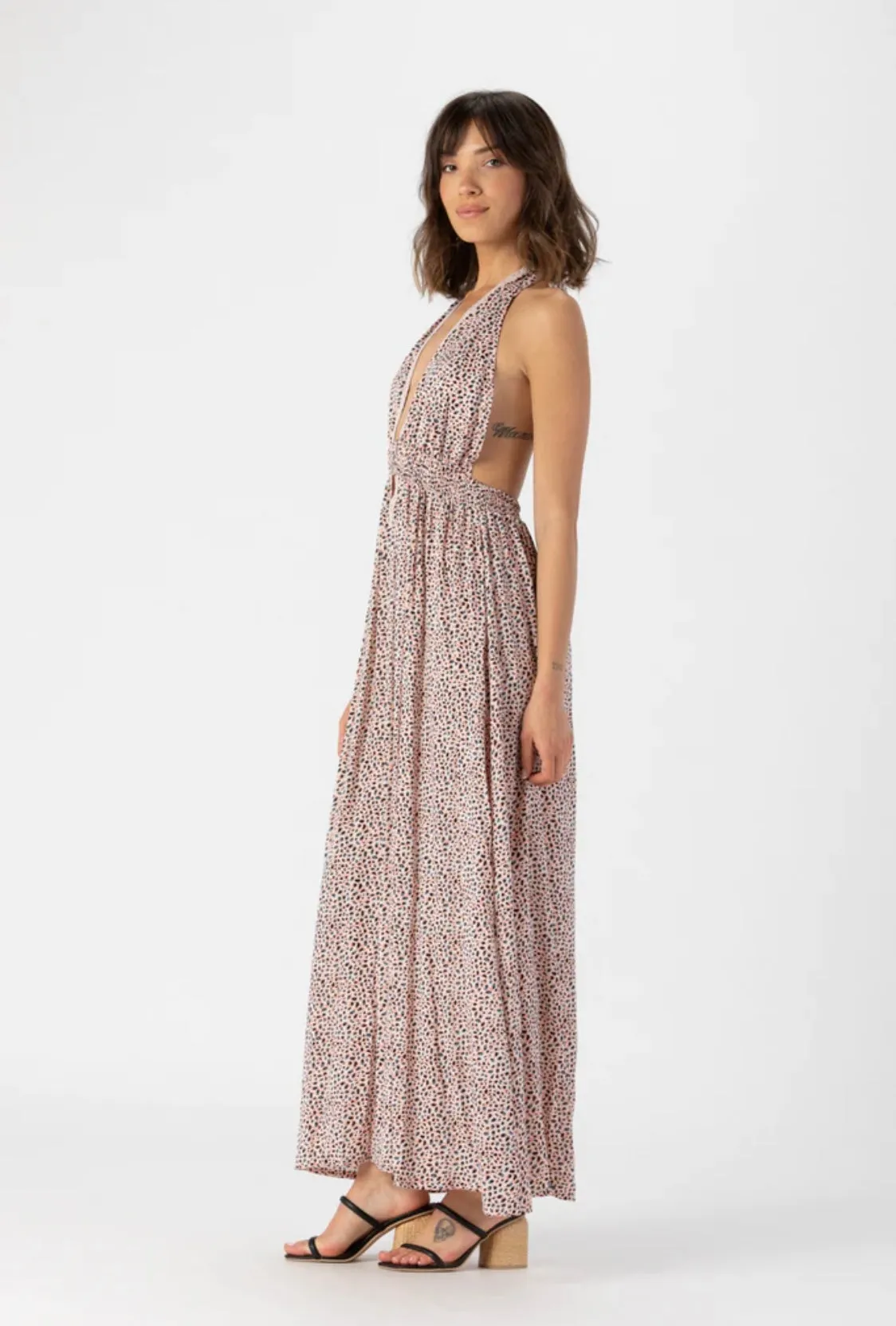 Kelia Maxi Dress | Wild Pink