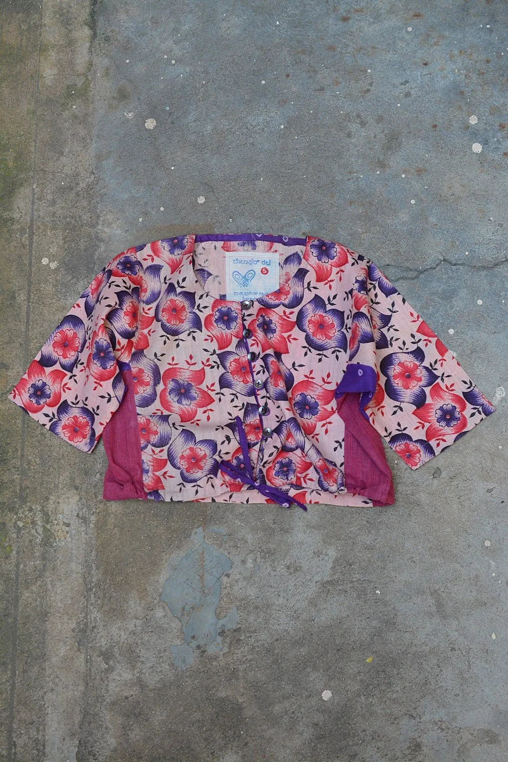 Khadi Blouse - Printed Kubsa