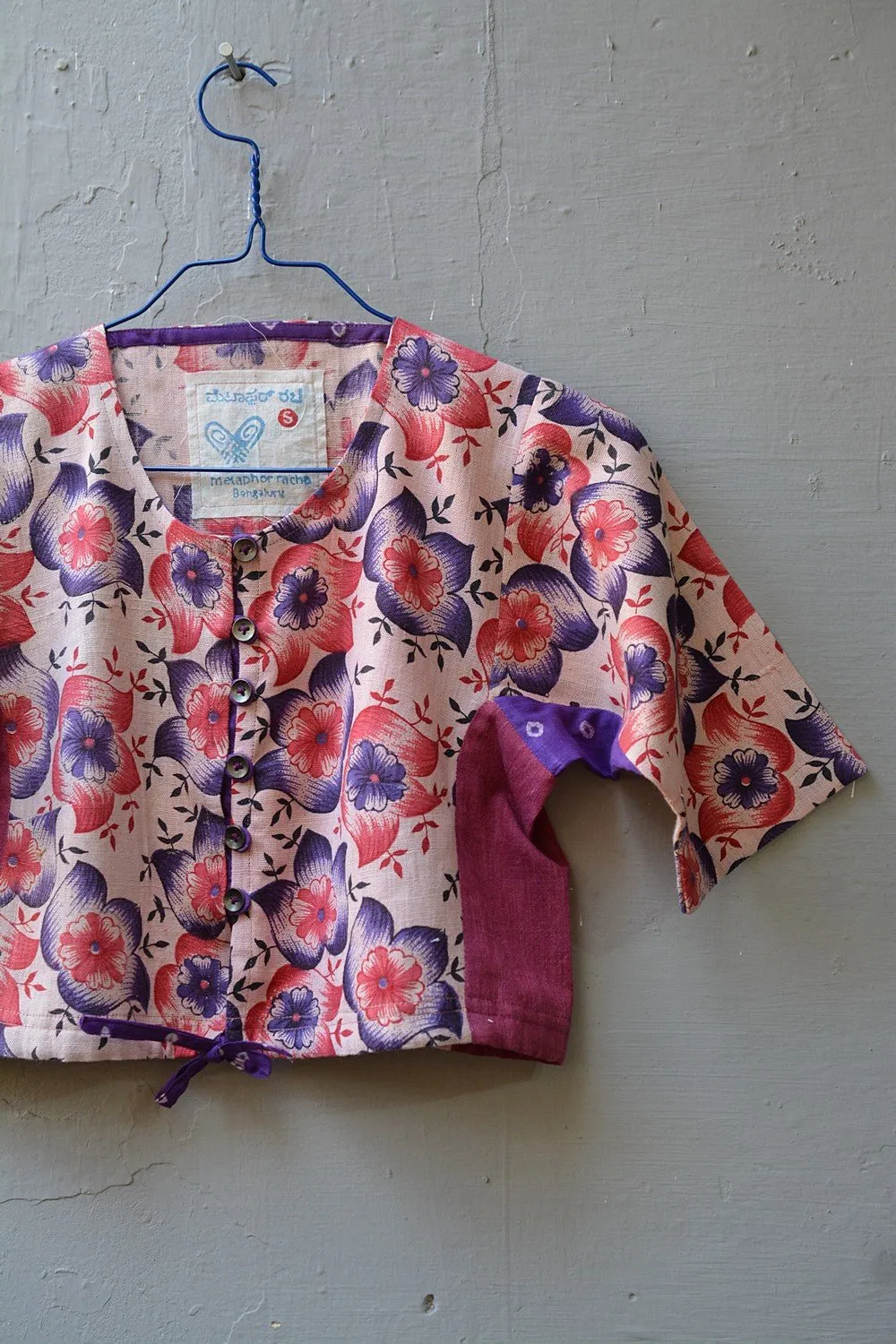 Khadi Blouse - Printed Kubsa