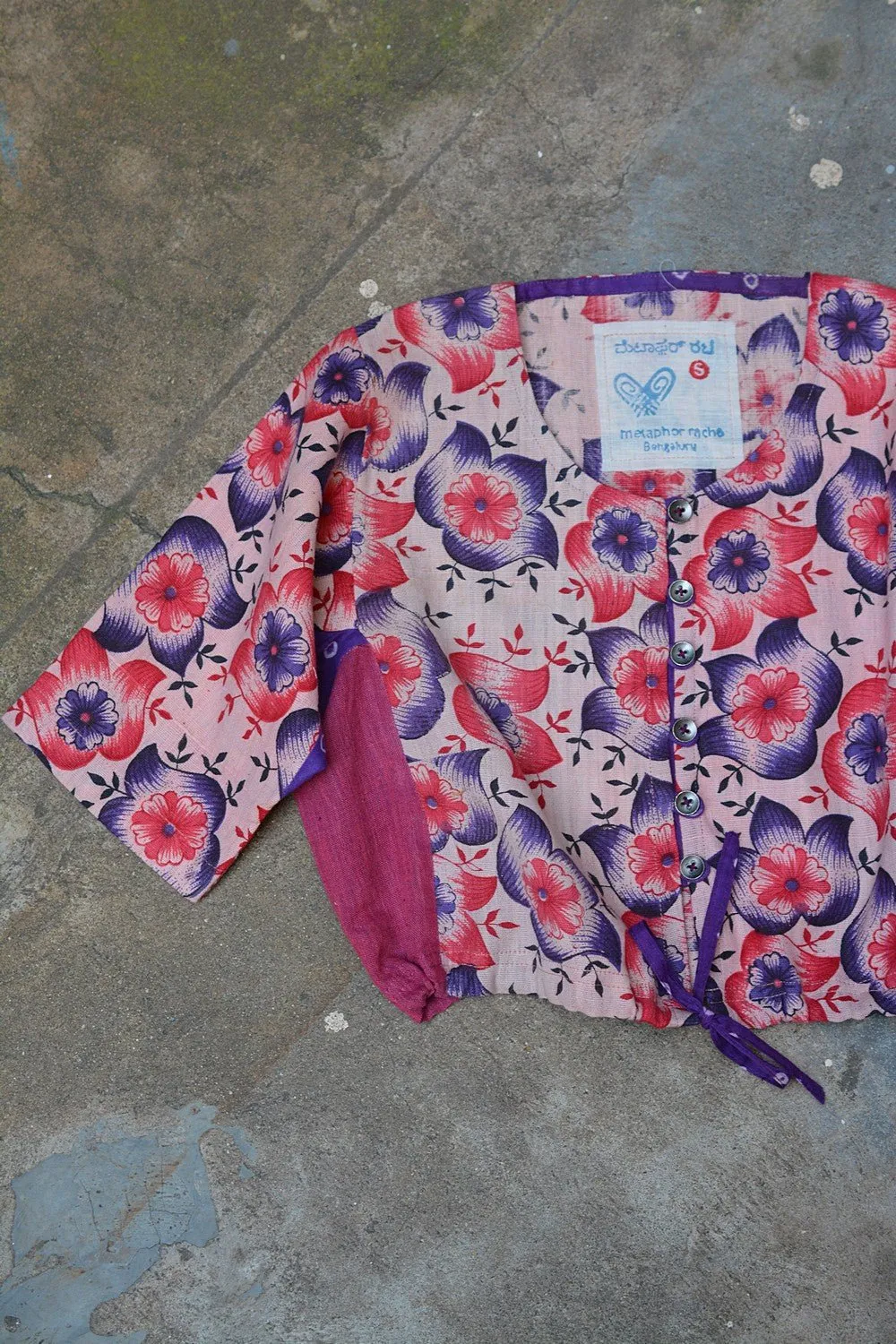 Khadi Blouse - Printed Kubsa