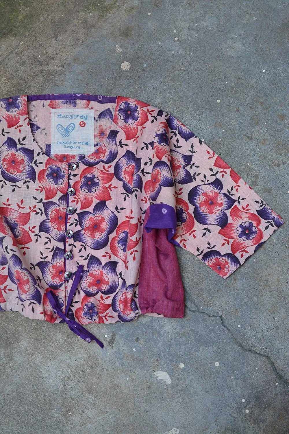 Khadi Blouse - Printed Kubsa