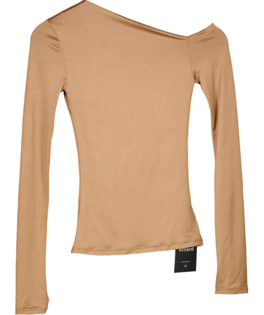 Label Loft Brown Gigi Top UK XS/S
