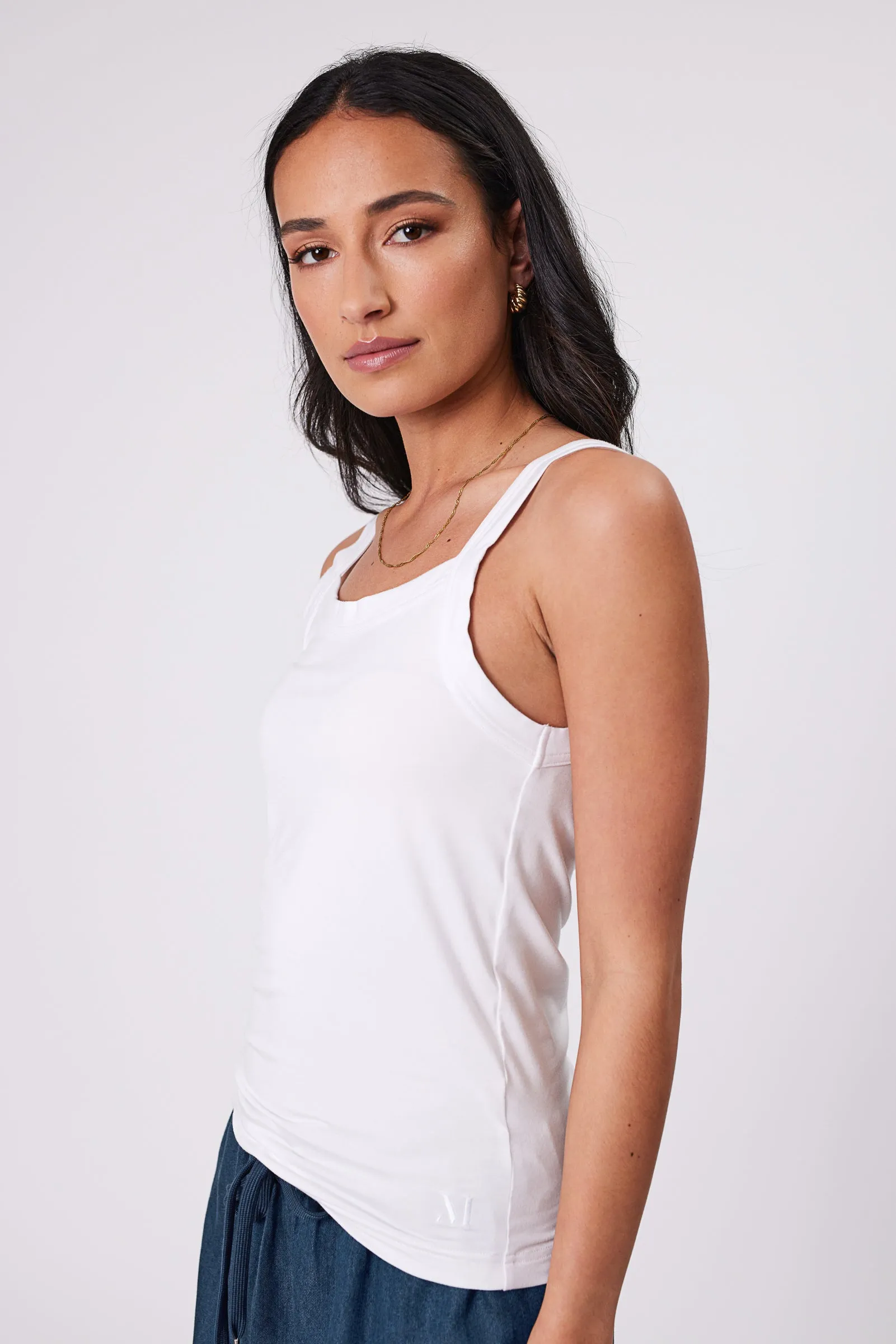 Level Tank - White