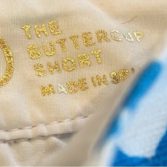 Lilly Pulitzer The Buttercup Scalloped Shorts Size 0