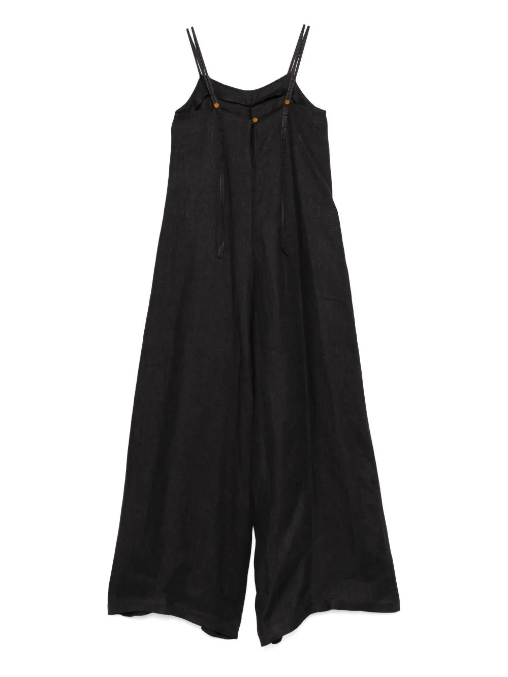 Linen wide-leg jumpsuit