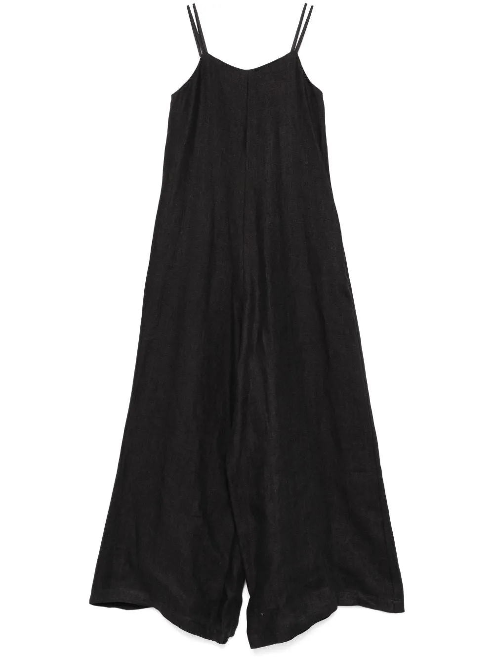 Linen wide-leg jumpsuit