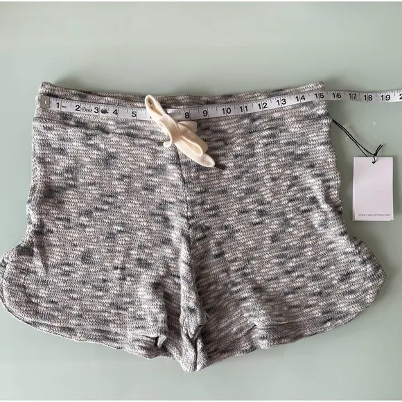 LNA Lenny Knit Shorts in Marble Size L