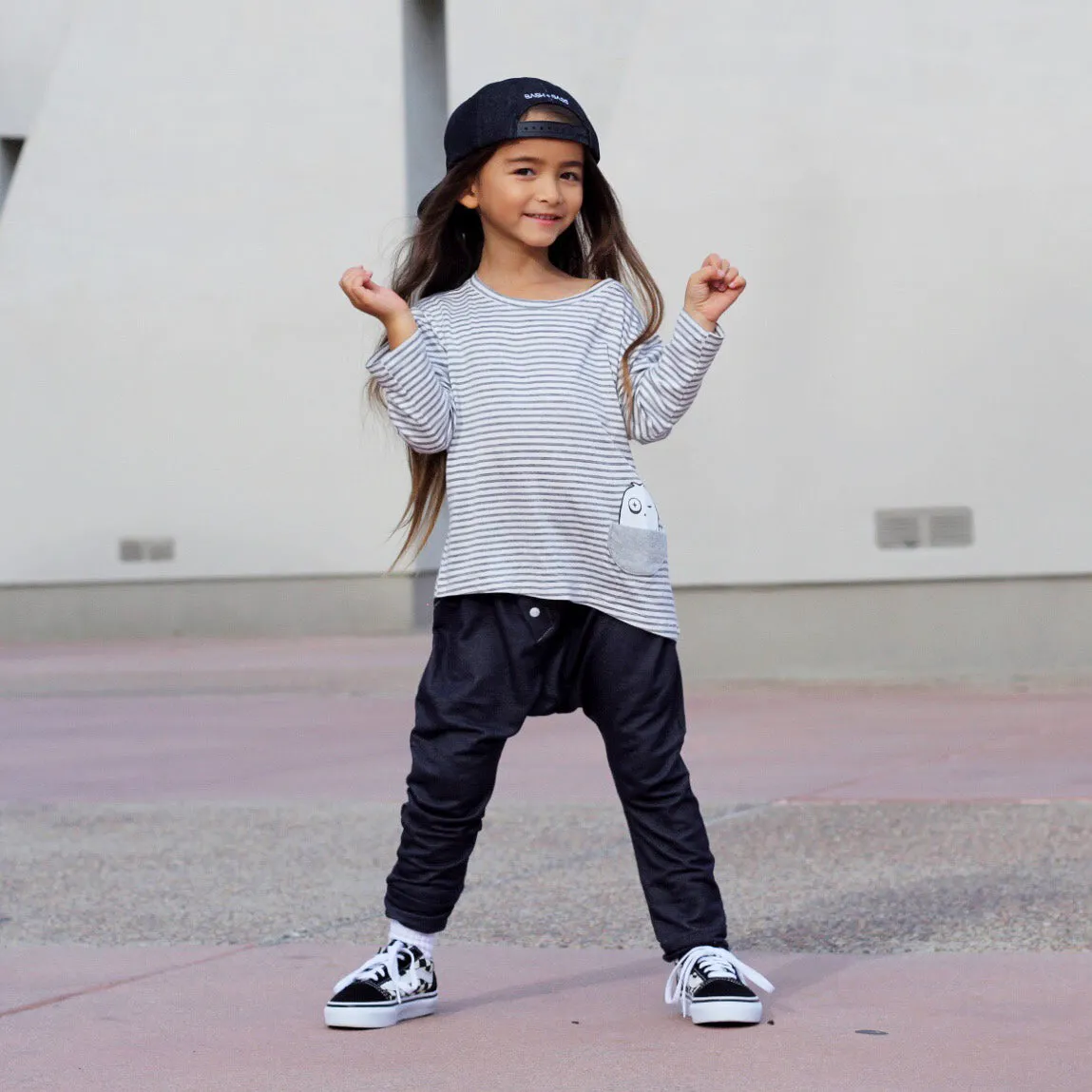 Long-sleeve Asymmetric Tee