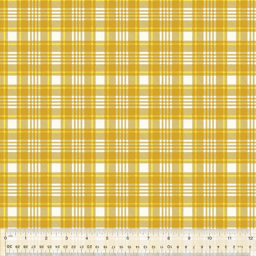Lunchbox Plaid in Ochre -- BONNY by Denyse Schmidt --- Windham Fabrics