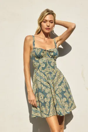 Marie Corset Sweetheart Mini Dress