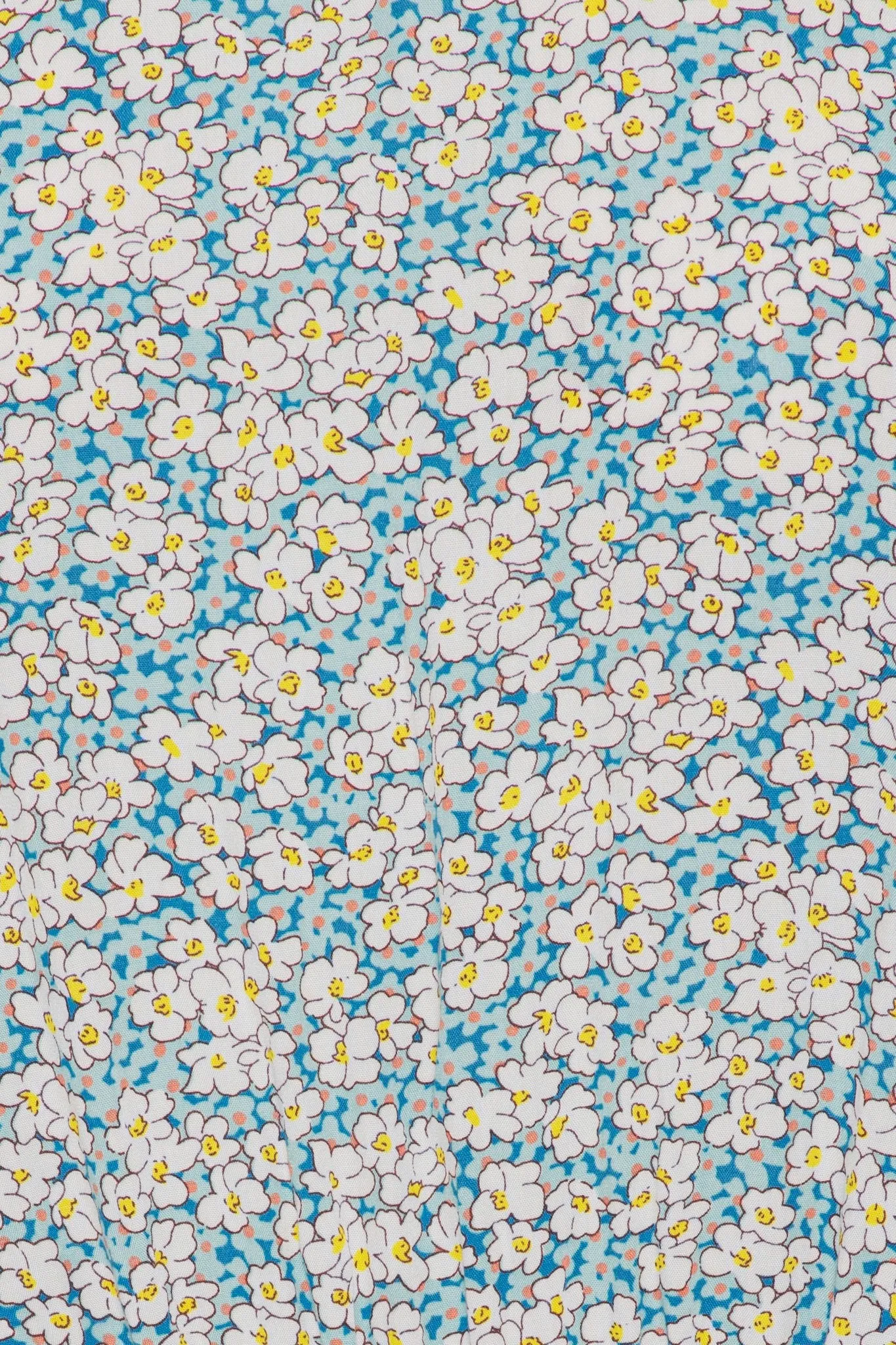 MathildaIC Kjole - Blomster Blå