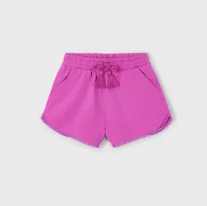 Mayoral Girl Orchid Chenille Shorts