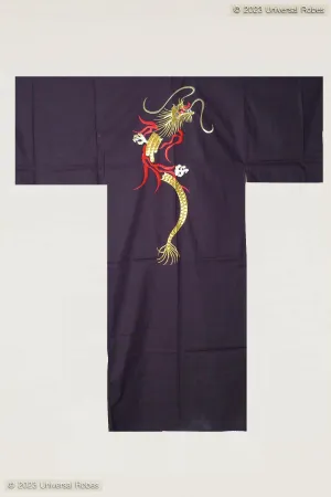 Men Dragon of flame Cotton Kimono