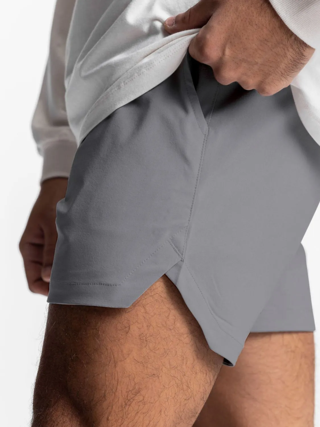 Men's Elastic Waist Active Shorts