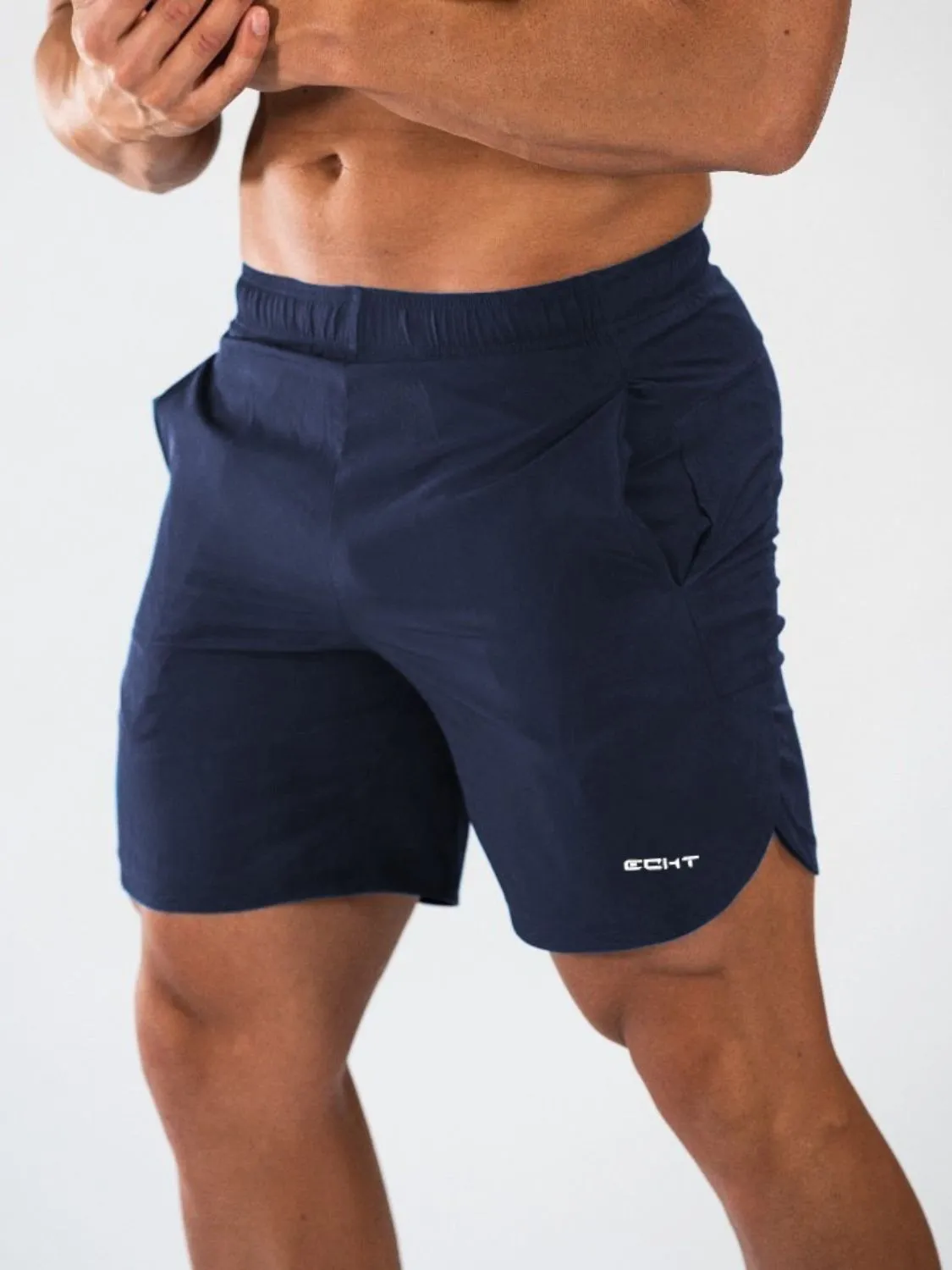 Men's Elastic Waist Active Shorts