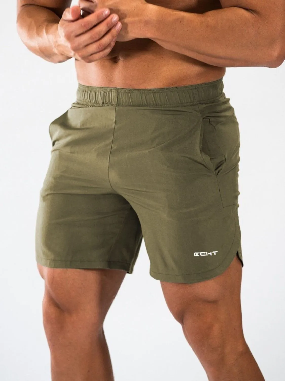 Men's Elastic Waist Active Shorts
