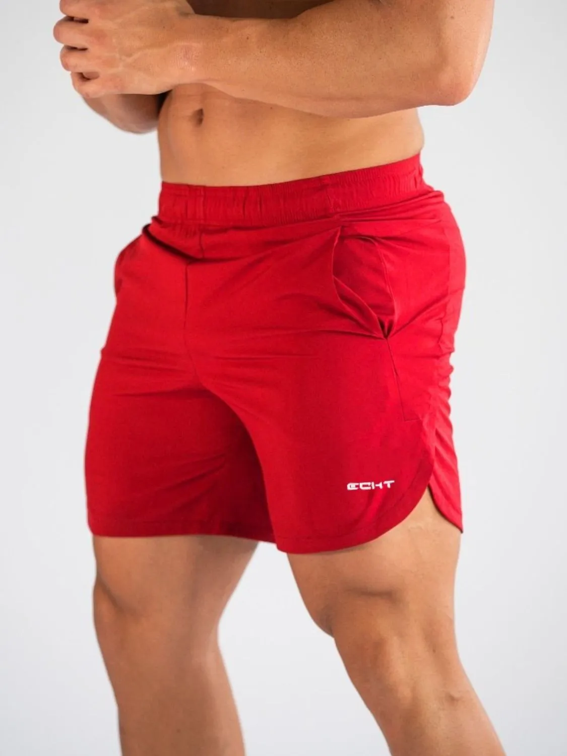 Men's Elastic Waist Active Shorts
