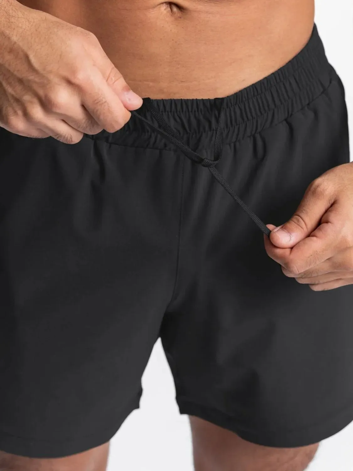 Men's Elastic Waist Active Shorts