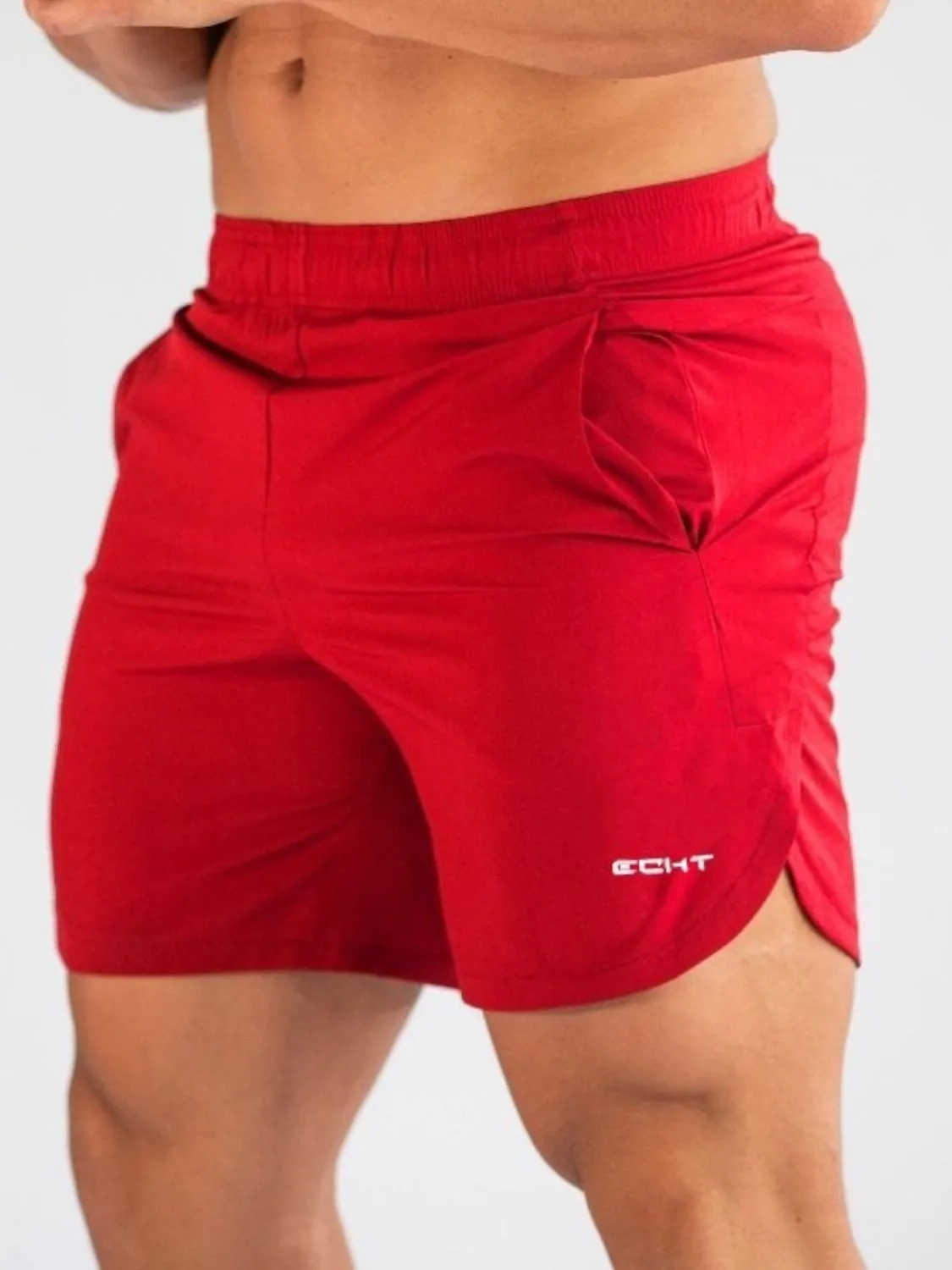 Men's Elastic Waist Active Shorts
