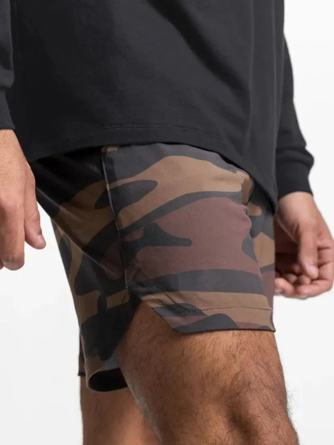 Men's Elastic Waist Active Shorts