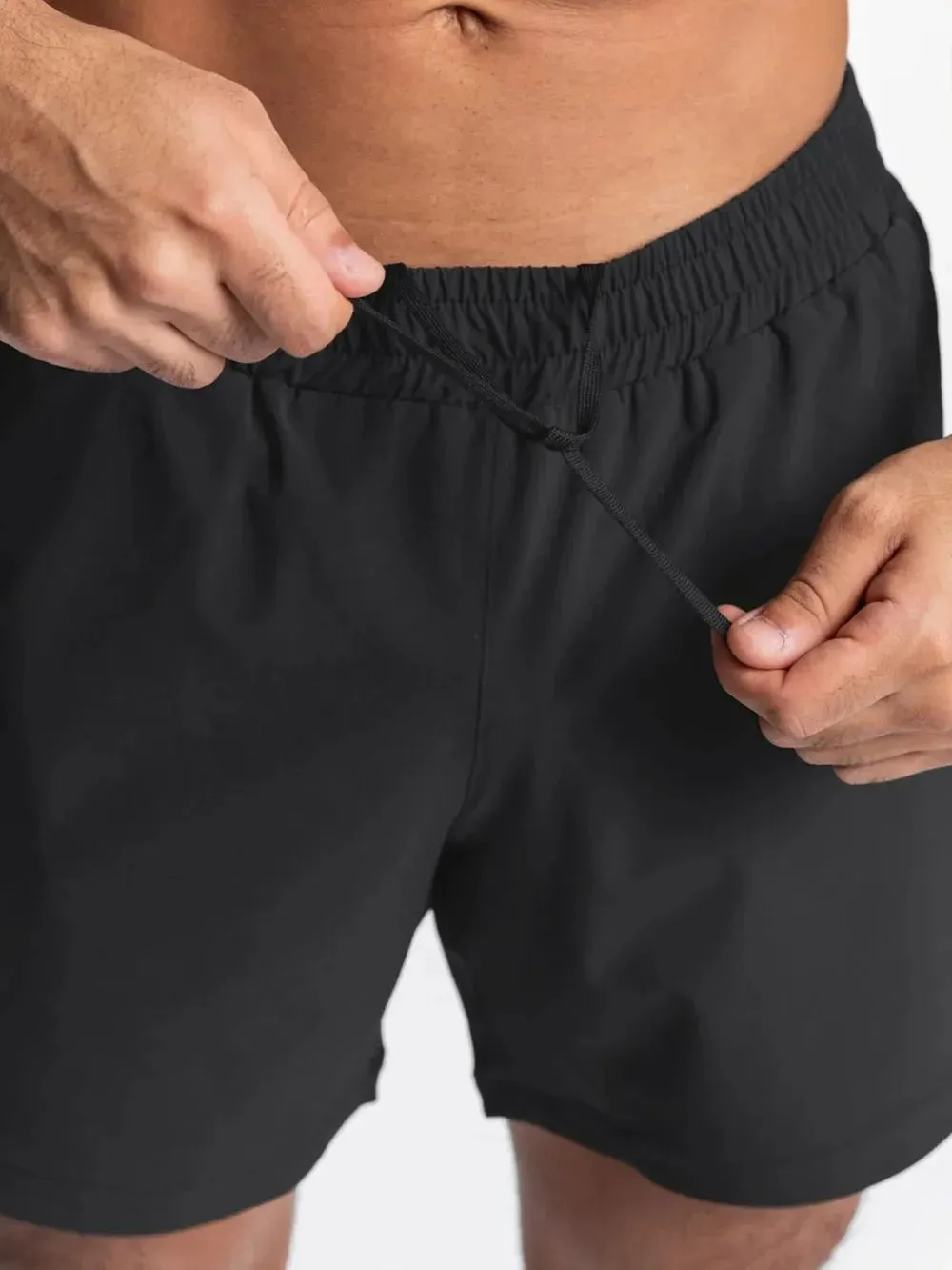 Men's Elastic Waist Active Shorts