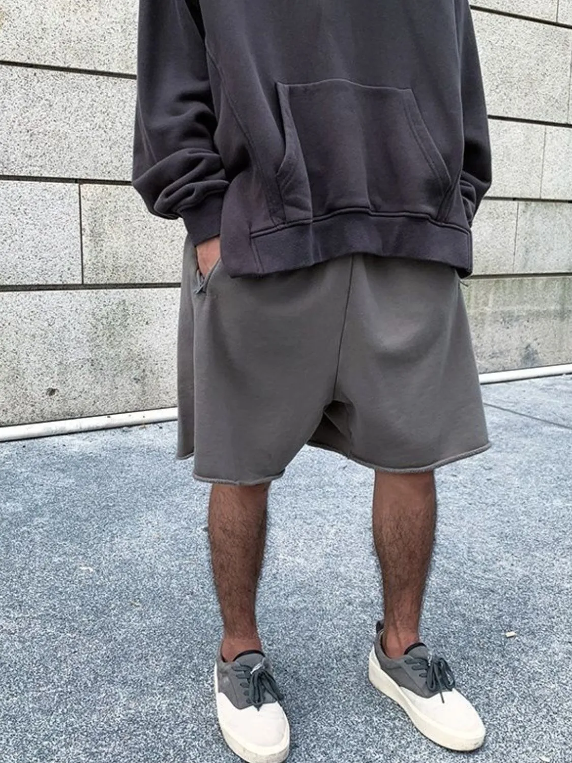 Men's Plus Size Elastic Waist Shorts