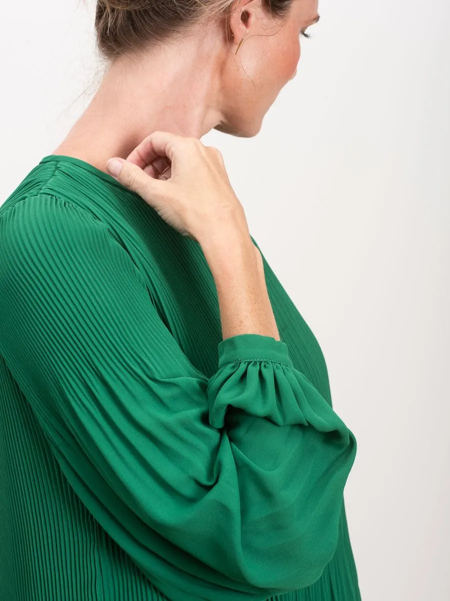 miami dress - emerald