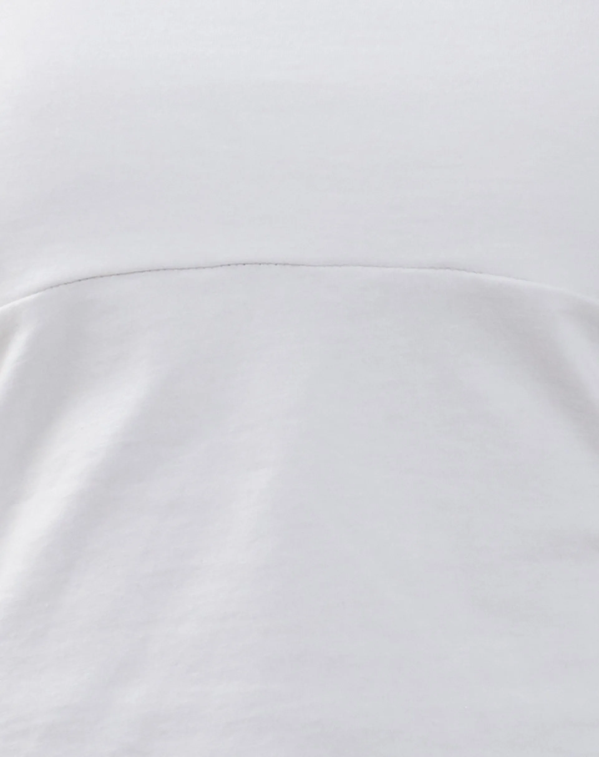 Minase Asymmetric Bandeau Top in White