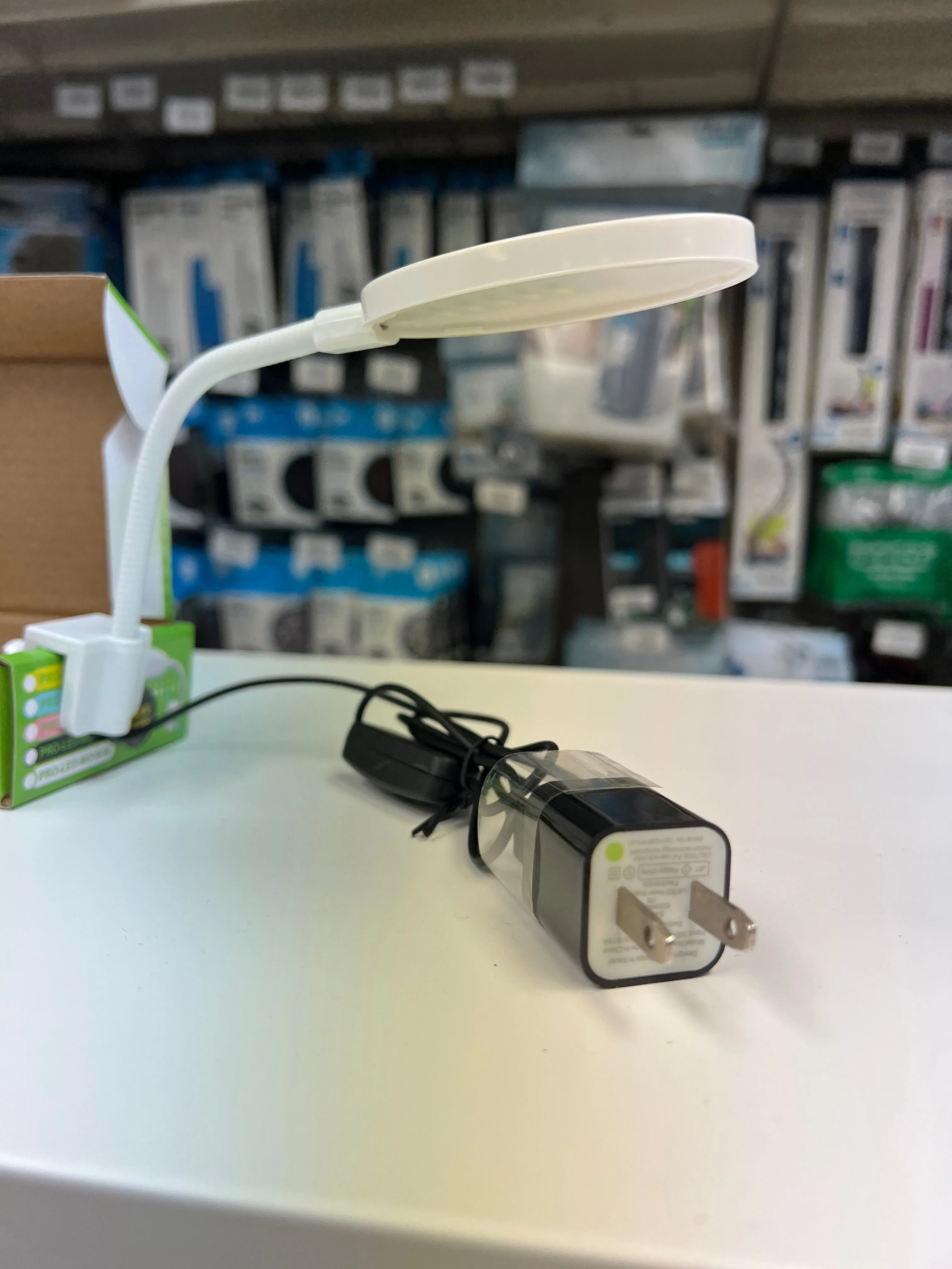 Mini Clip On LED for Rimless Aquariums - White
