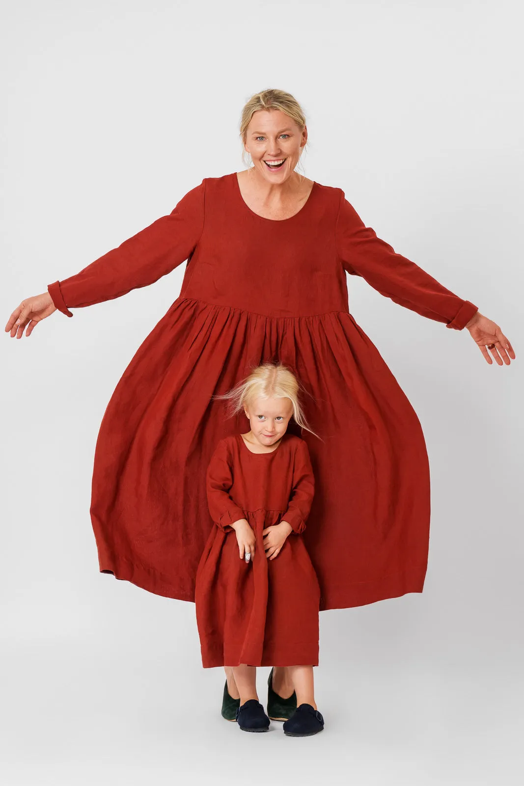 Mini Me Smock Dress, Long Sleeve