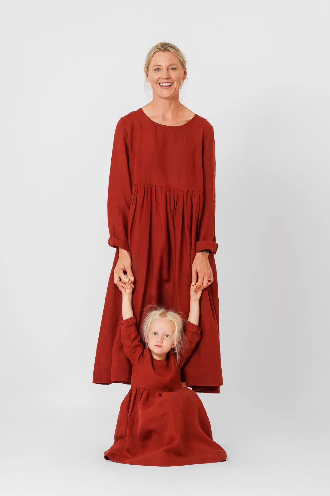 Mini Me Smock Dress, Long Sleeve