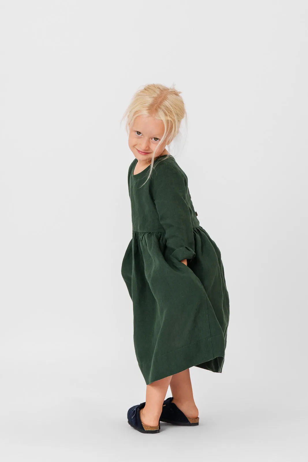 Mini Me Smock Dress, Long Sleeve