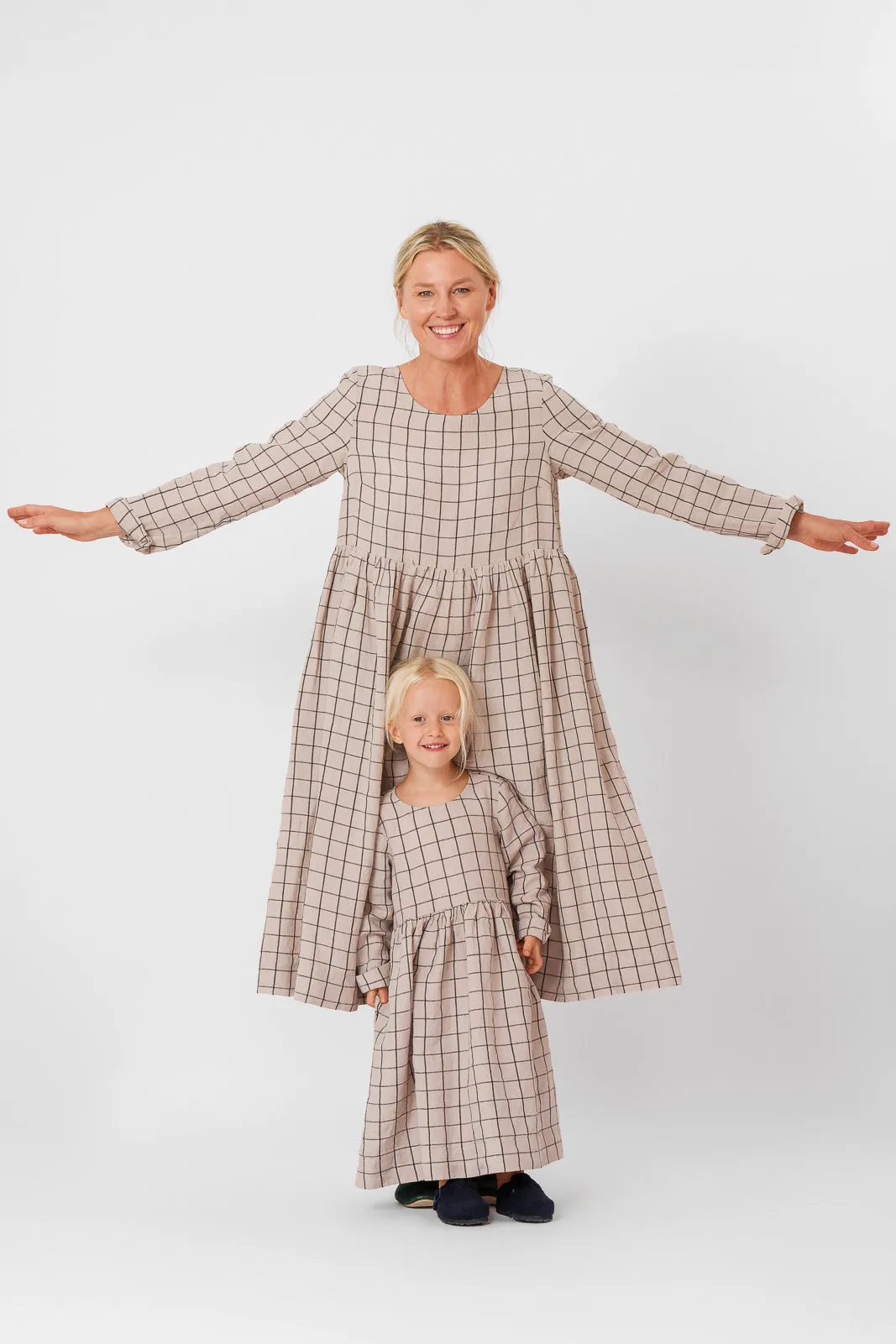 Mini Me Smock Dress, Long Sleeve
