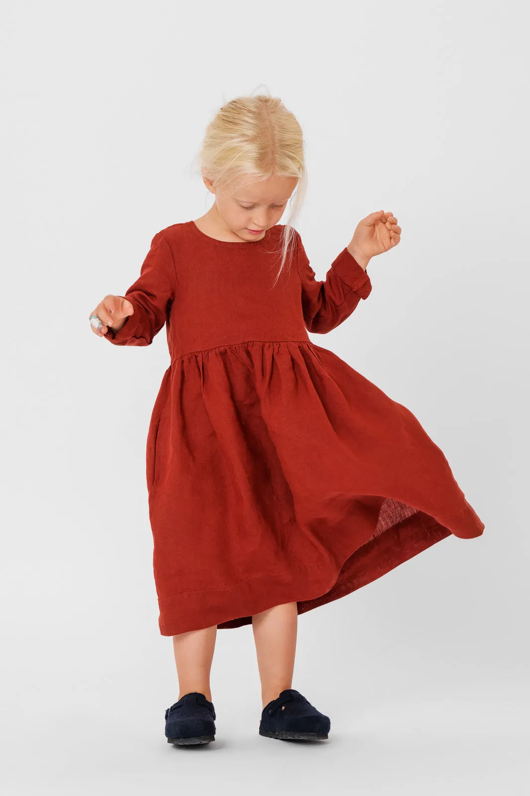Mini Me Smock Dress, Long Sleeve