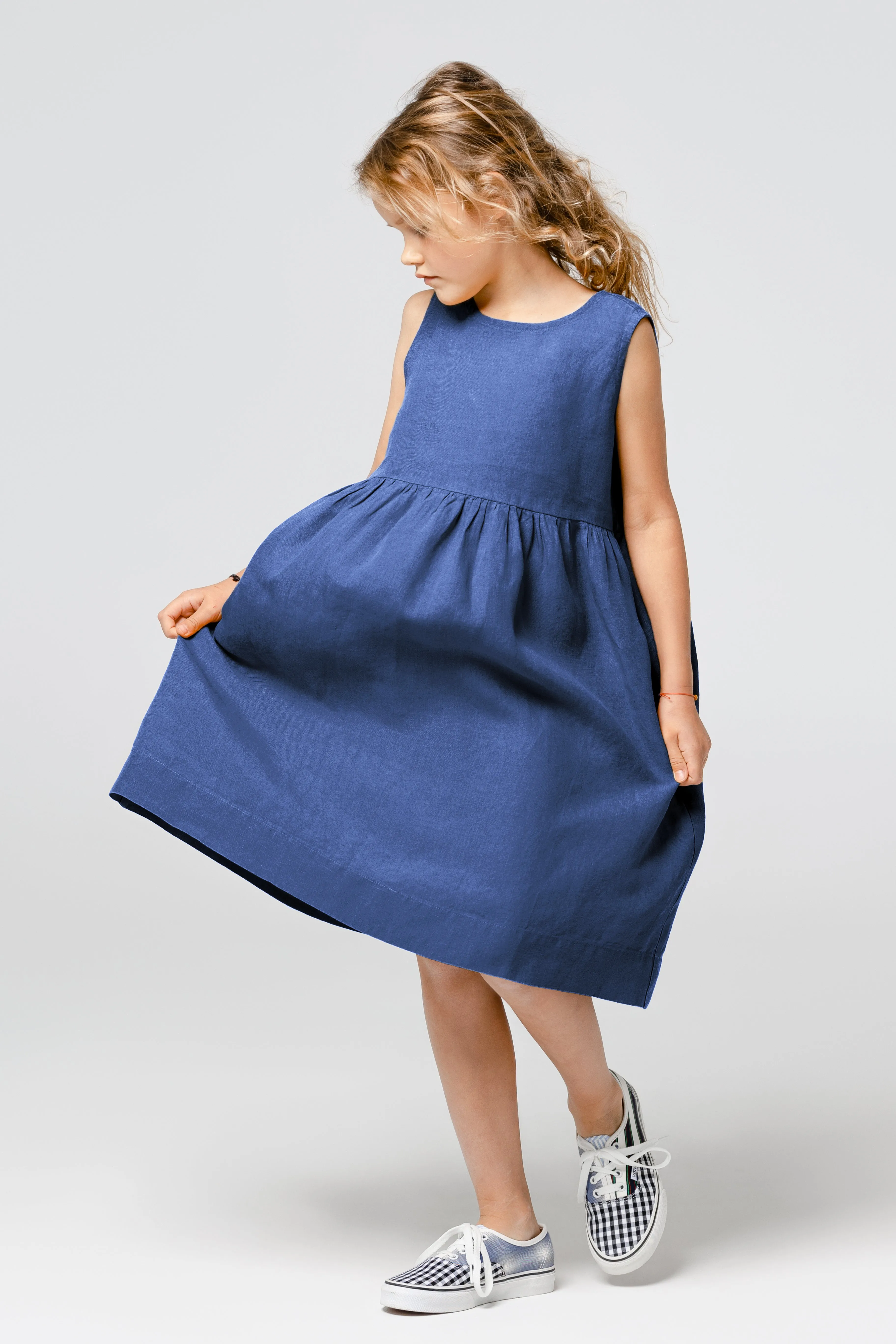 Mini Me Smock Dress, Sleeveless