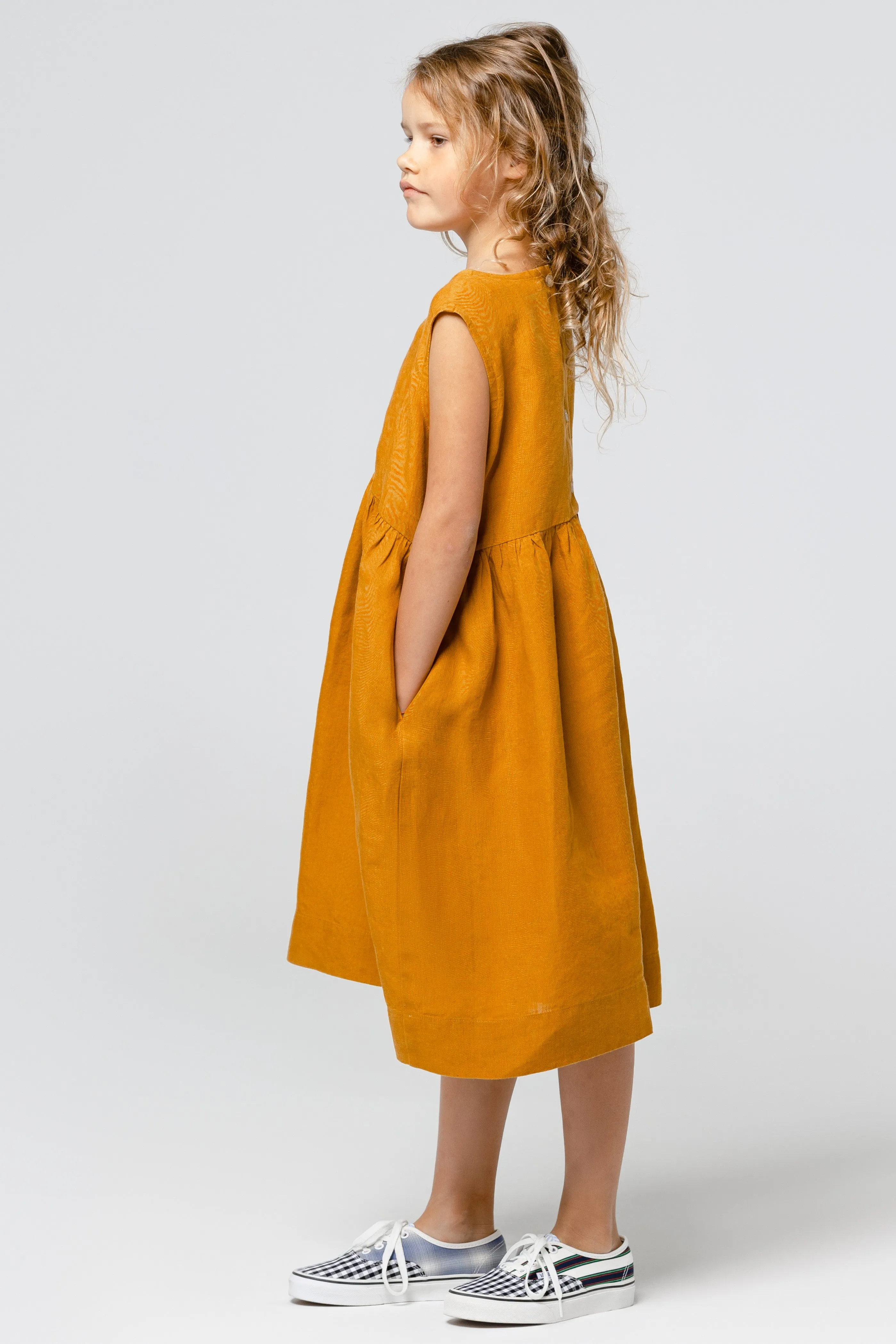 Mini Me Smock Dress, Sleeveless