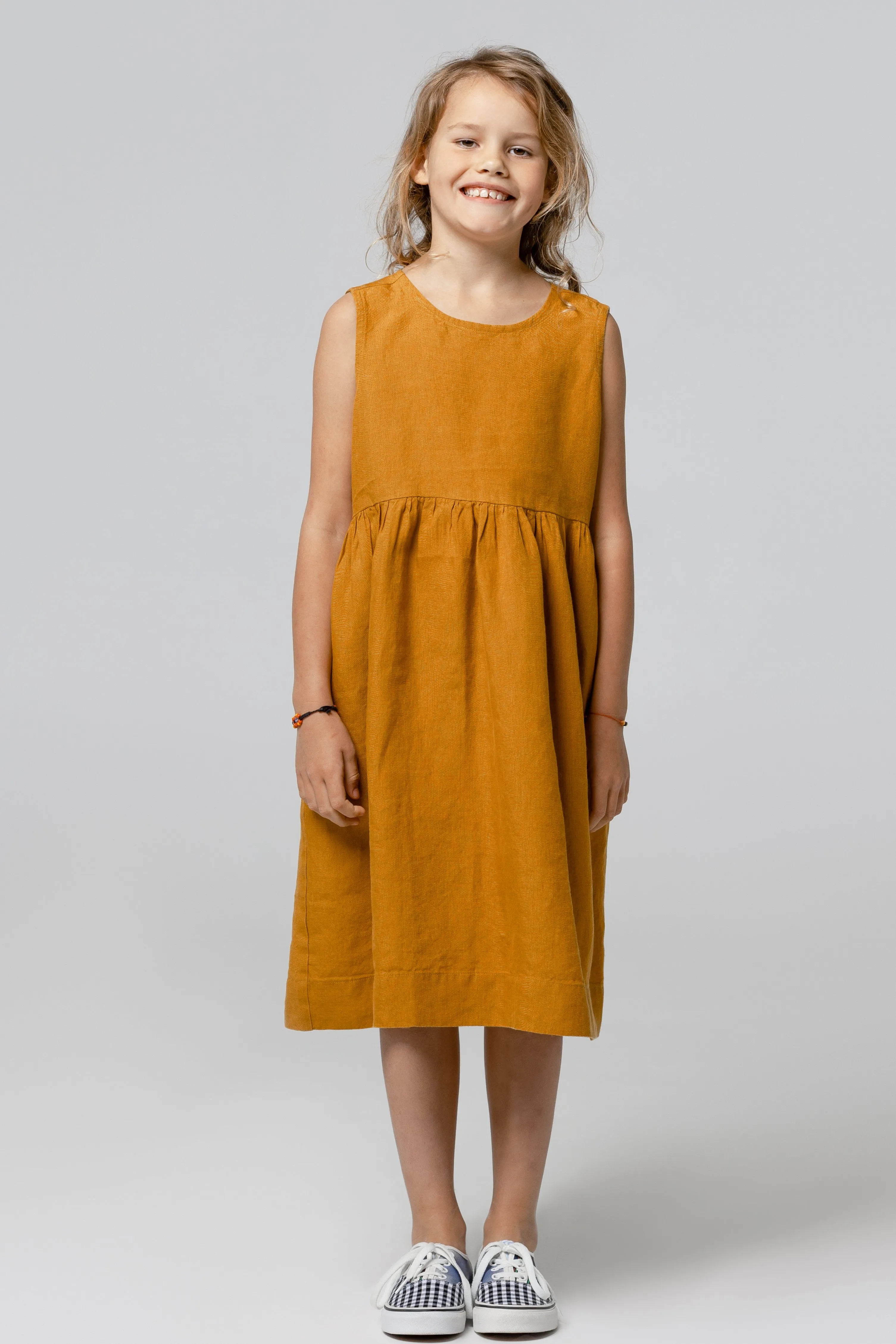 Mini Me Smock Dress, Sleeveless