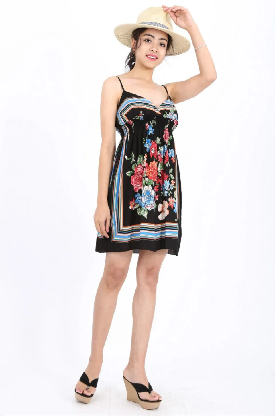 MISS PINKI Camila dress in black