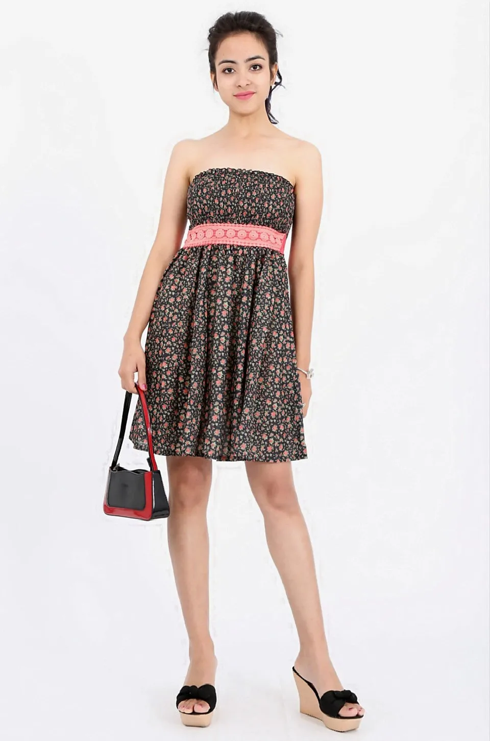 MISS PINKI Savannah boob tube dress