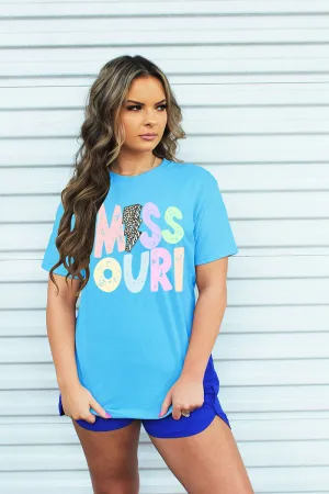 Missouri Bolt Pastel Unisex Blend Tee