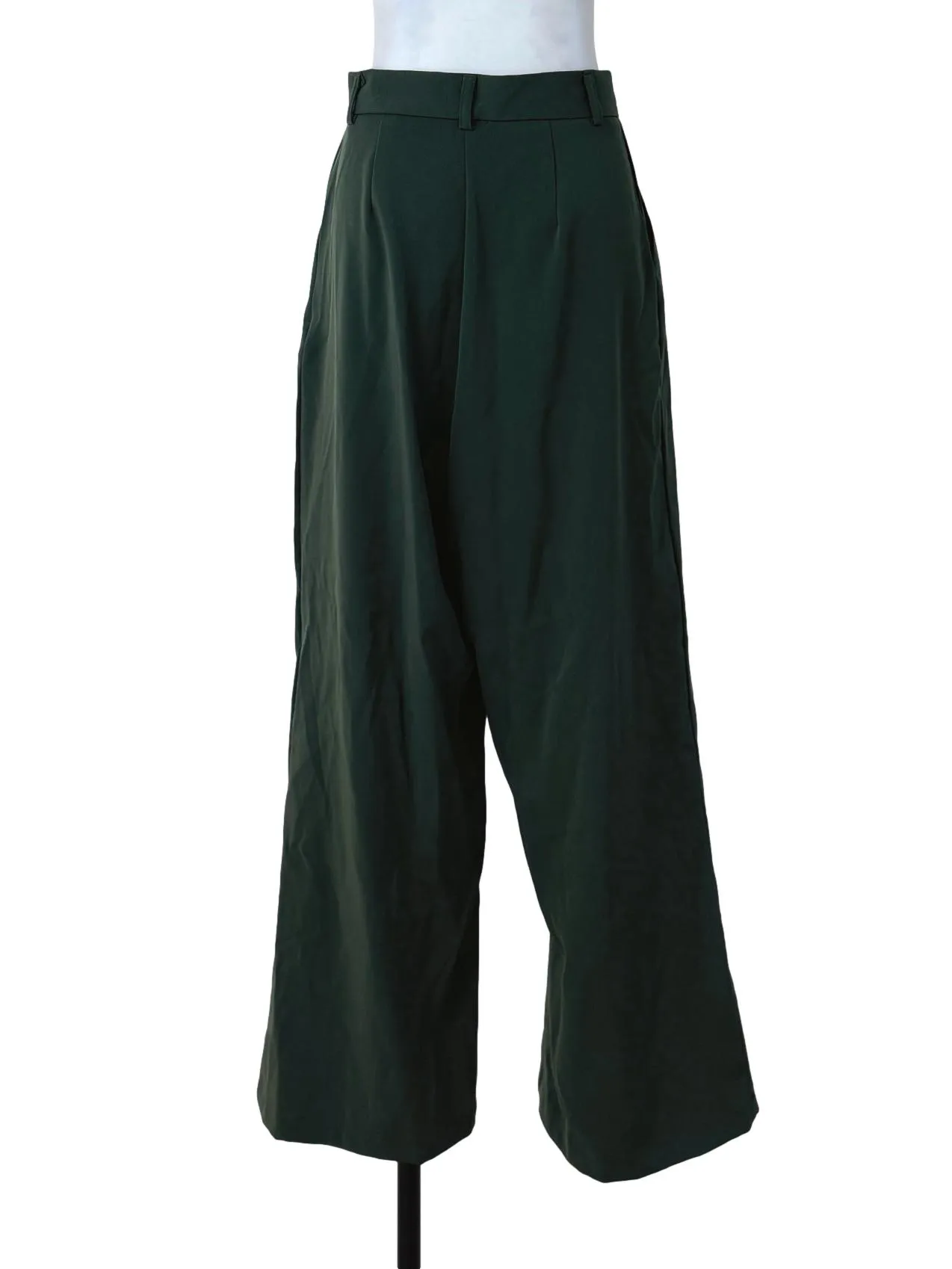 Moss Green Wide Pants