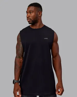 Move Fast Value Series FLXCotton Tank - Black-White