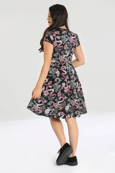 Mushu Mid Dress - Black -