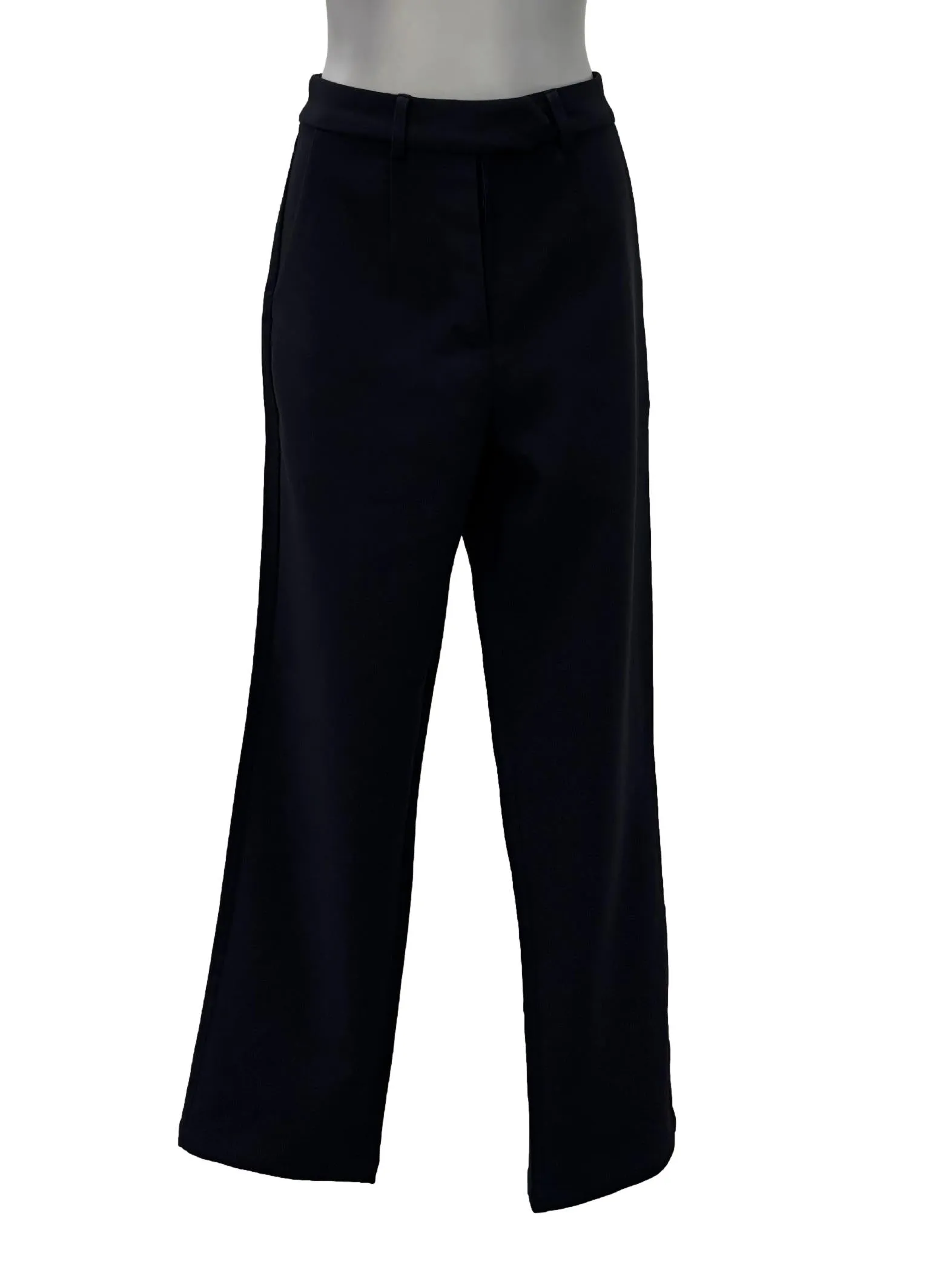 Navy Blue Straight Leg Pants