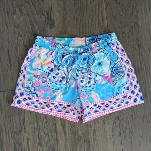 NEW Lilly Pulitzer 5” Katia Once Upon a Tide Shorts Size XS