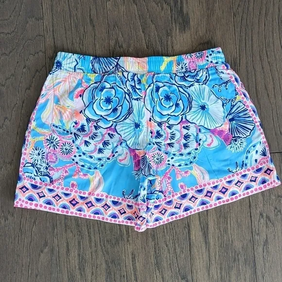 NEW Lilly Pulitzer 5” Katia Once Upon a Tide Shorts Size XS